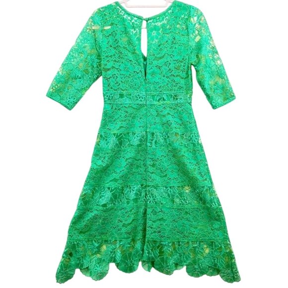 Anthropologie Angelica Lace Midi Dress Plenty By Tracy Reese EUC Boho Coquette S - Picture 9 of 9